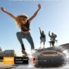 Upgrade Portable Bluetooth Speakers Wireless, 200W PEAK Loud Outdoor Speaker