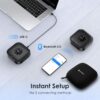 EMEET Conference Speakerphone M0 Plus, 4 AI Mics 360° Voice Pickup