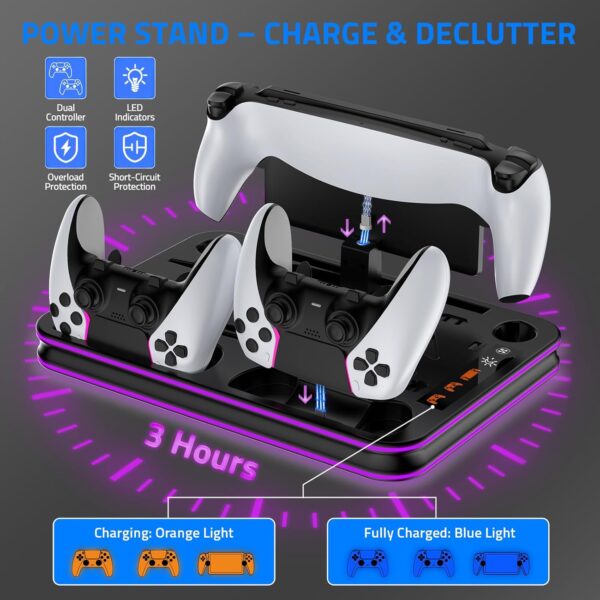 71eu299z9aL._SL1500_ All-in-1 Accessories Bundle for Playstation Portal, PS5 Cooling Station