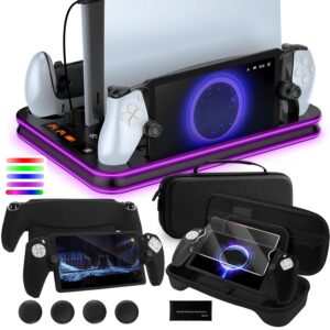 All-in-1 Accessories Bundle for Playstation Portal, PS5 Cooling Station